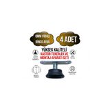 Alaçatı Beyaz Bingo Ayarlanabilir Ayak 8mm Vidalı Masa Ayağı(4 ADET)(EN DÜŞÜK YÜK:13MM EN BÜYÜK