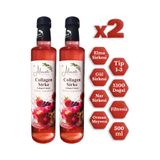 Alaçatı Collagen (Kolajen) Sirke Doğal Fermantasyon 500 ml - Katkısız İçilebilir x2 Adet
