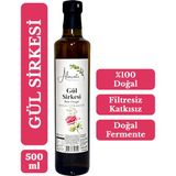 Alaçatı Gül Sirkesi Filtresiz Katkısız Doğal Fermantasyon - Rose Vinegar 500 ml