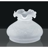 Aladdin Cam Eski Tip Otantik Tasarım Eski Model Yedek Avize Camı (Çap 17 Cm) - 0 - Beyaz