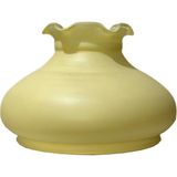 Aladdin Cam Eski Tip Otantik Tasarım Eski Model Yedek Avize Camı (Çap 20 Cm) - Somun Rengi