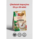 Aladeeb Cappuccino Çikolata Tozlu 20 x 25 G Hazır Cappuccino Kahve - 1 Adet