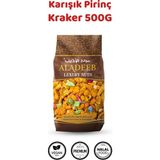 Aladeeb Karışık Pirinç Kraker 500 gr Kaliteli Kuruyemişler İçin Özel Lezzet