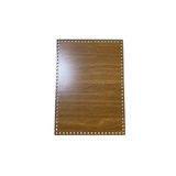 aladepo Ahşap Dikdörtgen Sepet Tepsi Tabanı 40X30 cm Ceviz Çift Yüz 3 mm MDF