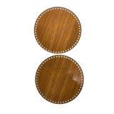 aladepo Ahşap Kelebek Desenli Sepet-çanta Tabanı 20 Cm Ceviz Çift Yüz 3 Mm Mdf