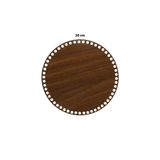 aladepo Ahşap Sepet Tabanı 20cm Ceviz Çift Yüz 3mm Mdf