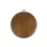 aladepo Ahşap Sepet Tepsi Tabanı 40cm Ceviz Çift Yüz 3mm Mdf