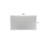 aladepo Ahşap Sepet Tepsi Tabanı 40x22 Cm Beyaz Çift Yüz 3mm Mdf