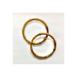 aladepo Plastik Ahşap Bambu Görünümlü Büyük Çanta Sapı ( Kulp) 13 (20 Cm)