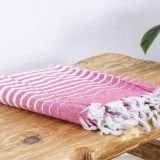 Alagra Pamuklu Peştemal, Pembe, 100X170