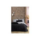 ALAMODE Colorbox Cotton Tek Kişilik Nevresim Takımı Gri Siyah Ranforce Colorbox-5082