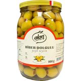 Alan Biberli Yeşil Zeytin 2XL 181-230 Kalibre 900 g e - 900 gr