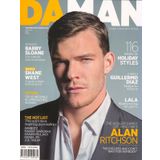 Alan Ritchson Da Man Magazine, December 2013/Jan 2014 issue. - Brand New. No Address Label. JACK REACHER
