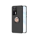 Alan Şanslı Huawei P40 Range Yüzüklü Silikon Siyah Gold Kılıf