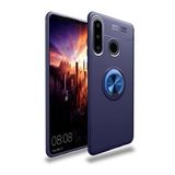 Alan Şanslı Huawei Y6P Range Yüzüklü Silikon Mavi Kılıf