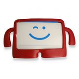 Alan Şanslı iPad 5 Air 9.7 Kırmızı Karakter Tablet Silikon Kılıf