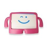 Alan Şanslı iPad 5 Air 9.7 Pembe Karakter Tablet Silikon Kılıf