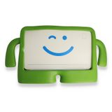 Alan Şanslı iPad 5 Air 9.7 Yeşil Karakter Tablet Silikon Kılıf