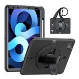 Alan Şanslı iPad Pro 11 2020 Strap C Otterbox Siyah Tablet Kapak Kılıf