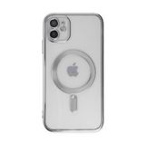 Alan Şanslı iPhone 11 Kross Magneticsafe Kapak Gümüş Cep Telefonu Kılıfı