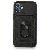 Alan Şanslı iPhone 11 Pars Lens Yüzüklü Standlı Silikon Kılıf