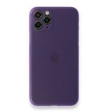 Alan Şanslı iPhone 11 Pro Mor PP Ultra İnce Kapak Kılıf