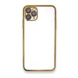 Alan Şanslı iPhone 11 Pro Razer Lensli Silikon Gold Cep Telefonu Kılıfı