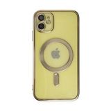 Alan Şanslı iPhone 12 Kross Magneticsafe Kapak Gold Cep Telefonu Kılıfı