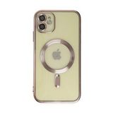 Alan Şanslı iPhone 12 Kross Magneticsafe Kapak Rose Cep Telefonu Kılıfı