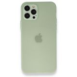 Alan Şanslı İphone 12 Pro Puma Açık Yeşil Silikon Kılıf