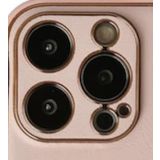 Alan Şanslı iPhone 13 Pro Coco Pudra Deri Silikon Kapak Kılıf