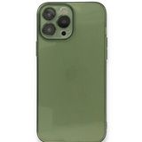 Alan Şanslı iPhone 13 Pro Fly Lens Yeşil Silikon Kılıf