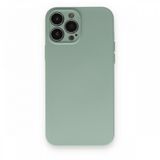 Alan Şanslı iPhone 13 Pro Max Nano İçi Kadife Su Yeşili Silikon Kılıf