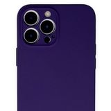 Alan Şanslı iPhone 13 Pro Nano İçi Kadife Mor Silikon Kılıf