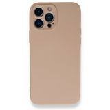 Alan Şanslı iPhone 13 Pro Nano İçi Kadife Pudra Silikon Kılıf