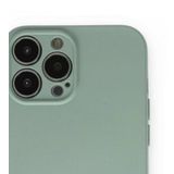 Alan Şanslı iPhone 13 Pro Nano İçi Kadife Su Yeşili Silikon Kılıf