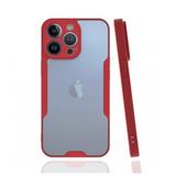 Alan Şanslı iPhone 13 Pro Platin Kırmızı Silikon Kılıf
