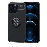 Alan Şanslı iPhone 13 Pro Range Yüzüklü Siyah Silikon Kılıf