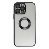 Alan Şanslı iPhone 13 Pro Slot Siyah Silikon Kılıf