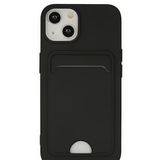Alan Şanslı iPhone 14 Kelvin Kartvizitli Siyah Silikon Kılıf