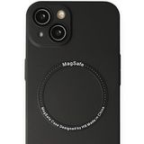 Alan Şanslı iPhone 14 Plus Jack Magneticsafe Lens Siyah Silikon Kılıf