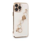 Alan Şanslı iPhone 14 Pro Esila Silikon Beyaz Kılıf