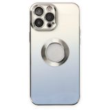 Alan Şanslı iPhone 14 Pro Max Best Mavi Silikon Kılıf