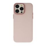 Alan Şanslı iPhone 14 Pro Modos Metal Kapak Pembe Kılıf
