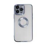 Alan Şanslı iPhone 14 Pro Slot Silikon Sierra Blue Kılıf