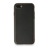 Alan Şanslı iPhone 7 Coco Siyah Deri Silikon Kapak Kılıf