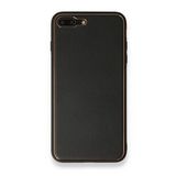 Alan Şanslı iPhone 7 Plus Coco Siyah Deri Silikon Kapak Kılıf