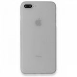 Alan Şanslı iPhone 7 Plus PP Ultra İnce Kapak Beyaz Cep Telefonu Kılıfı