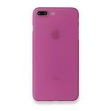 Alan Şanslı iPhone 7 Plus PP Ultra İnce Kapak Pembe Cep Telefonu Kılıfı