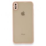 Alan Şanslı iPhone X Montreal Pembe Silikon Kapak Kılıf